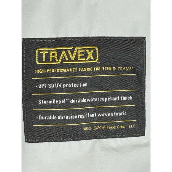 Eddie Bauer TRAVEX Trekker Vest Women's LARGE Light Gray Utility Field POCKETS - Picture 14 of 16